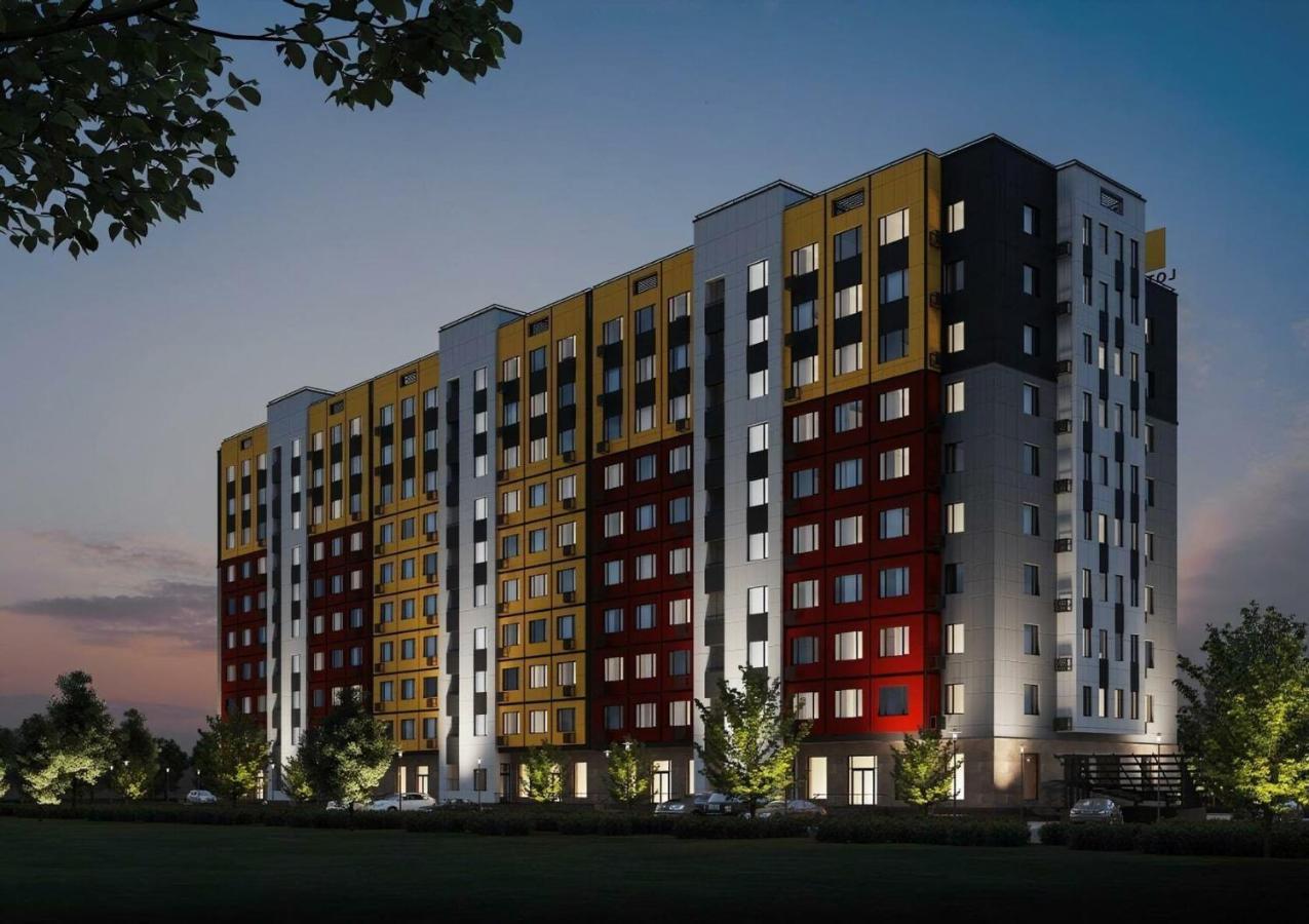 Апартаменты Жк Lotus Terrace Almatý Exterior foto